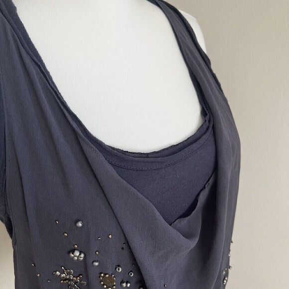 Robbi Nikki Embellished Beaded Tank Top M y2k whimsigoth fairy grunge indie - Picture 9 of 16